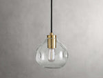 Organic Pebble Glass Pendant Light