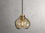 Organic Pebble Glass Pendant Light
