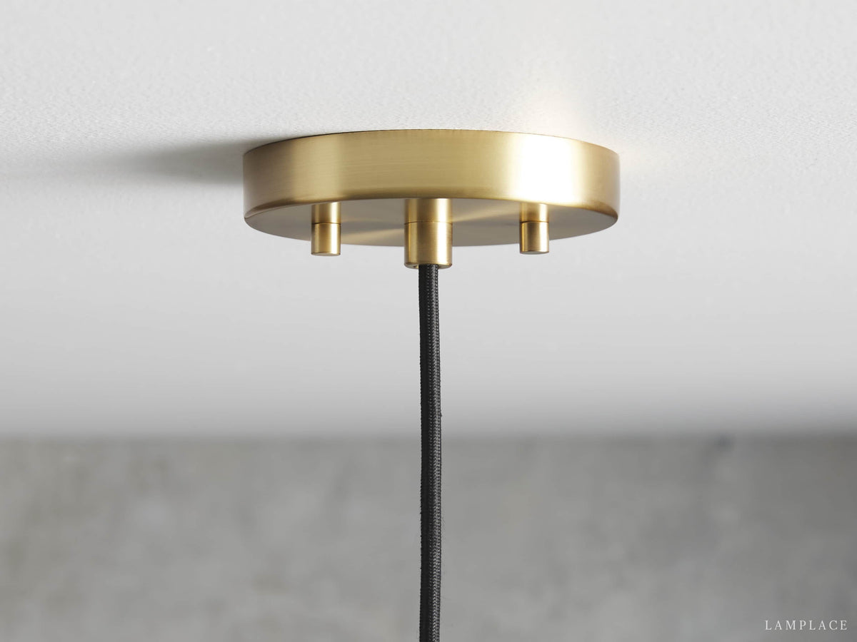 Organic Pebble Glass Pendant Light