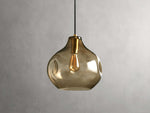 Organic Pebble Glass Pendant Light