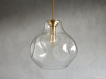 Organic Pebble Glass Pendant Light