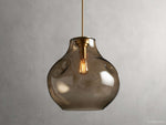 Organic Pebble Glass Pendant Light