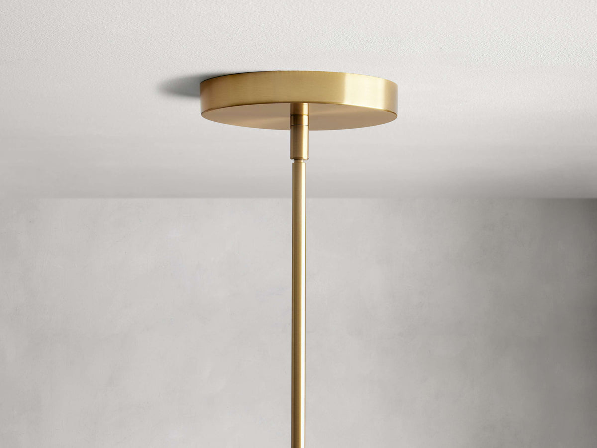 Organic Pebble Glass Pendant Light