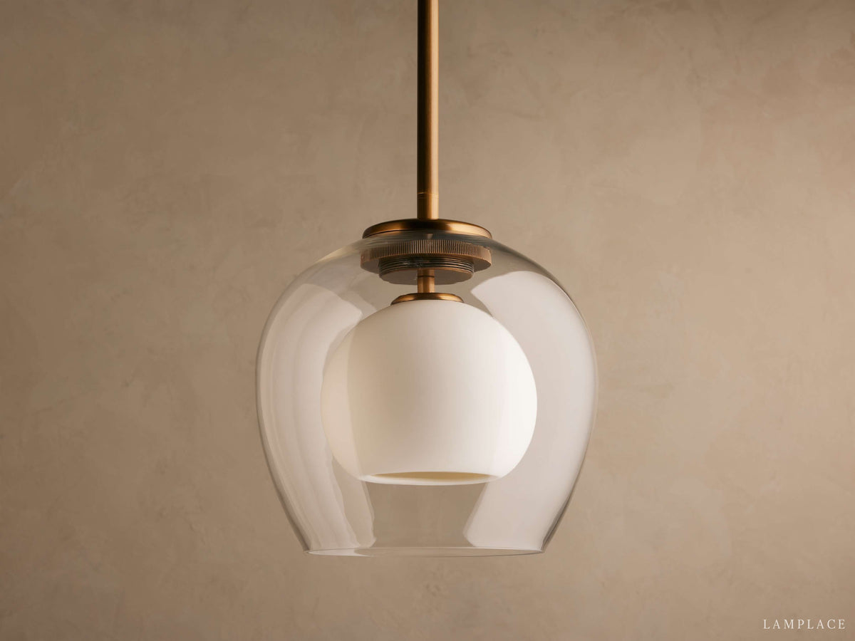 Romy Porcelain Glow Pendant Light