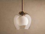 Romy Porcelain Glow Pendant Light