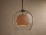 Romy Porcelain Glow Pendant Light