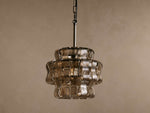 Ghiaccio Textured Glass Pendant Light