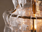 Ghiaccio Textured Glass Pendant Light