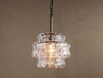 Ghiaccio Textured Glass Pendant Light