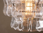 Ghiaccio Textured Glass Pendant Light