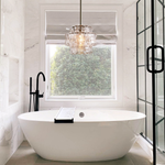 Ghiaccio Textured Glass Pendant Light