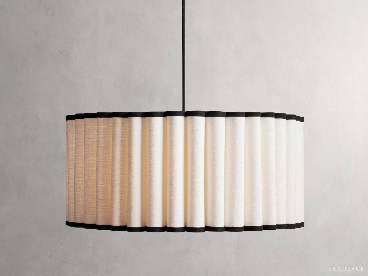 Marilyn Pleated Shape Pendant Light
