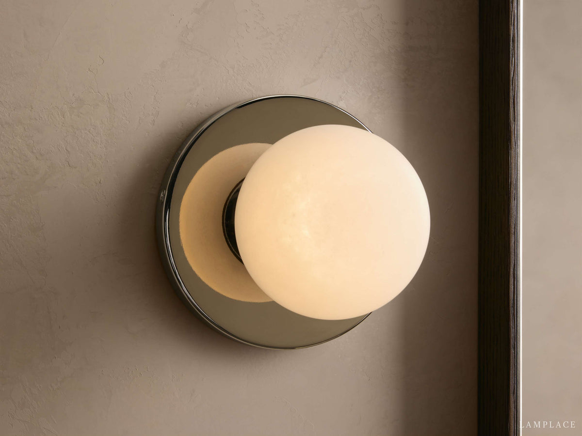 Girouette Alabaster Vein Wall Sconce