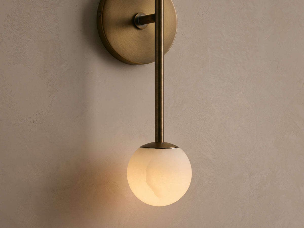 Girouette Alabaster Vein Wall Sconce