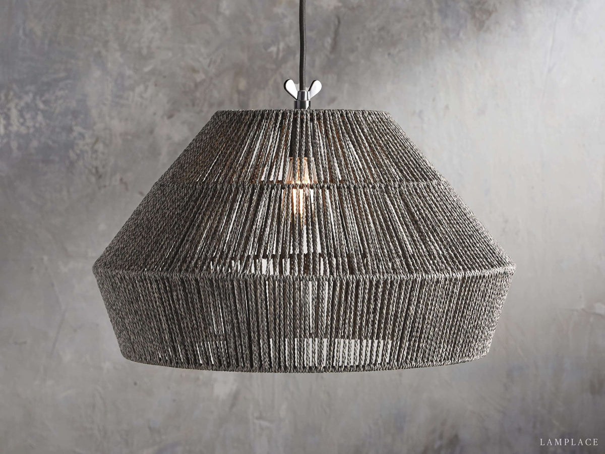 Pacifica Woven Rope Pendant Light