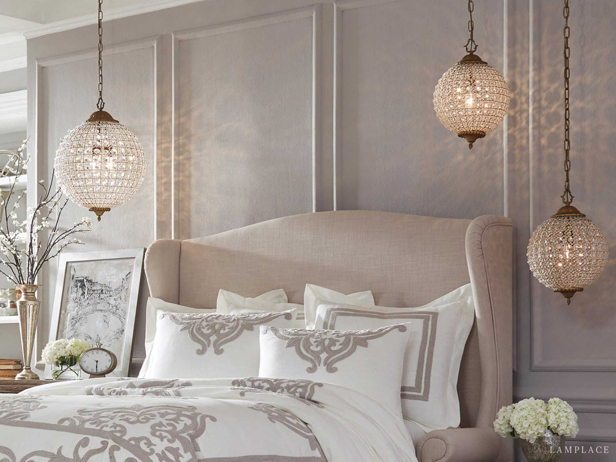 Poppy Luxury Crystal Sphere Chandelier