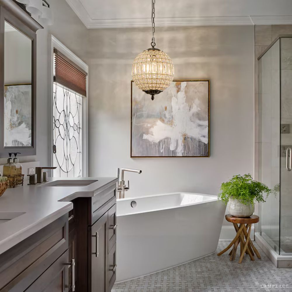 Clarion Luster Trace Sphere Chandelier