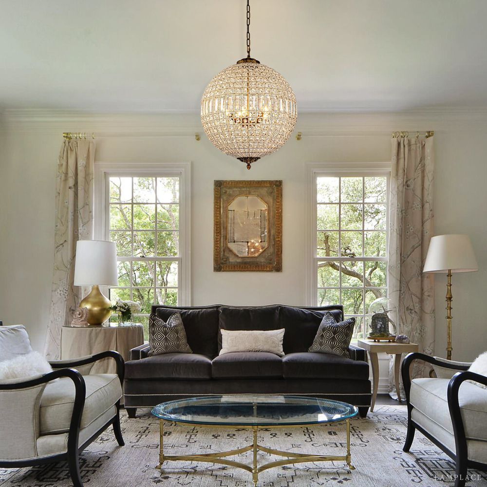 Clarion Luster Trace Sphere Chandelier