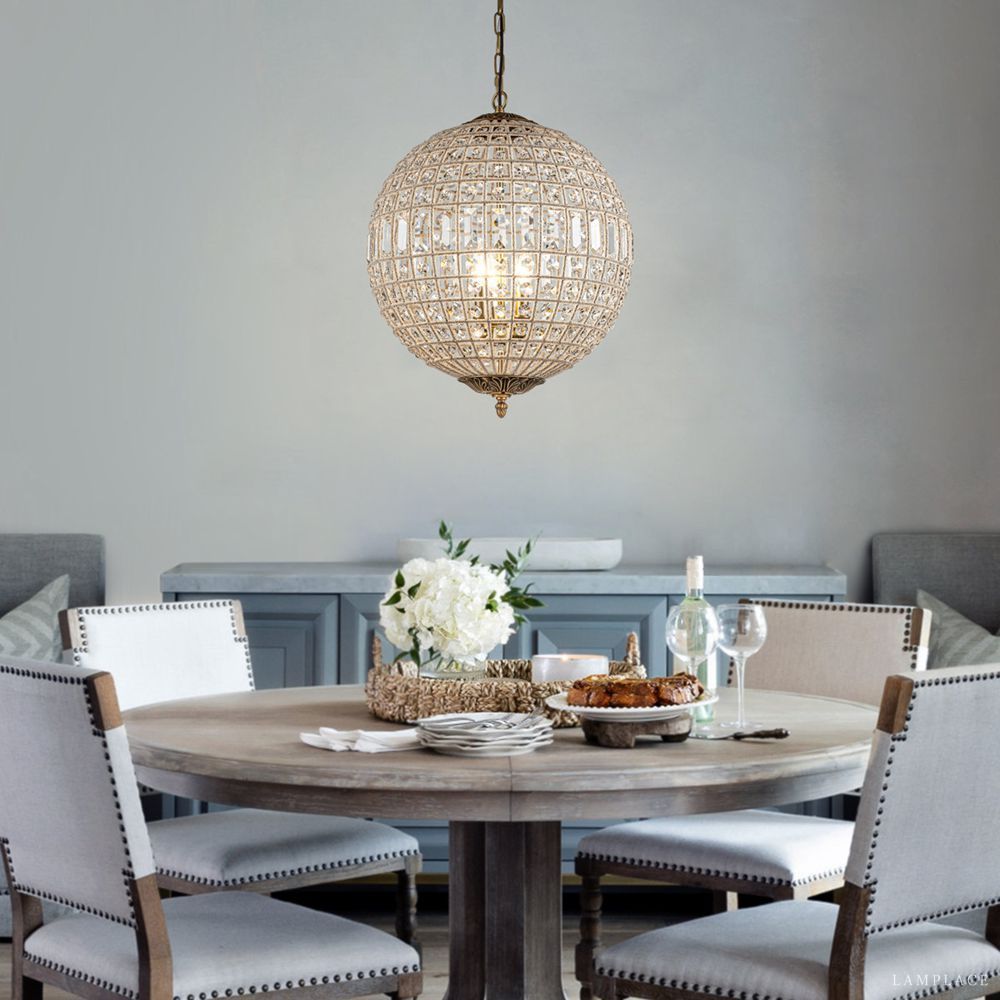Clarion Luster Trace Sphere Chandelier