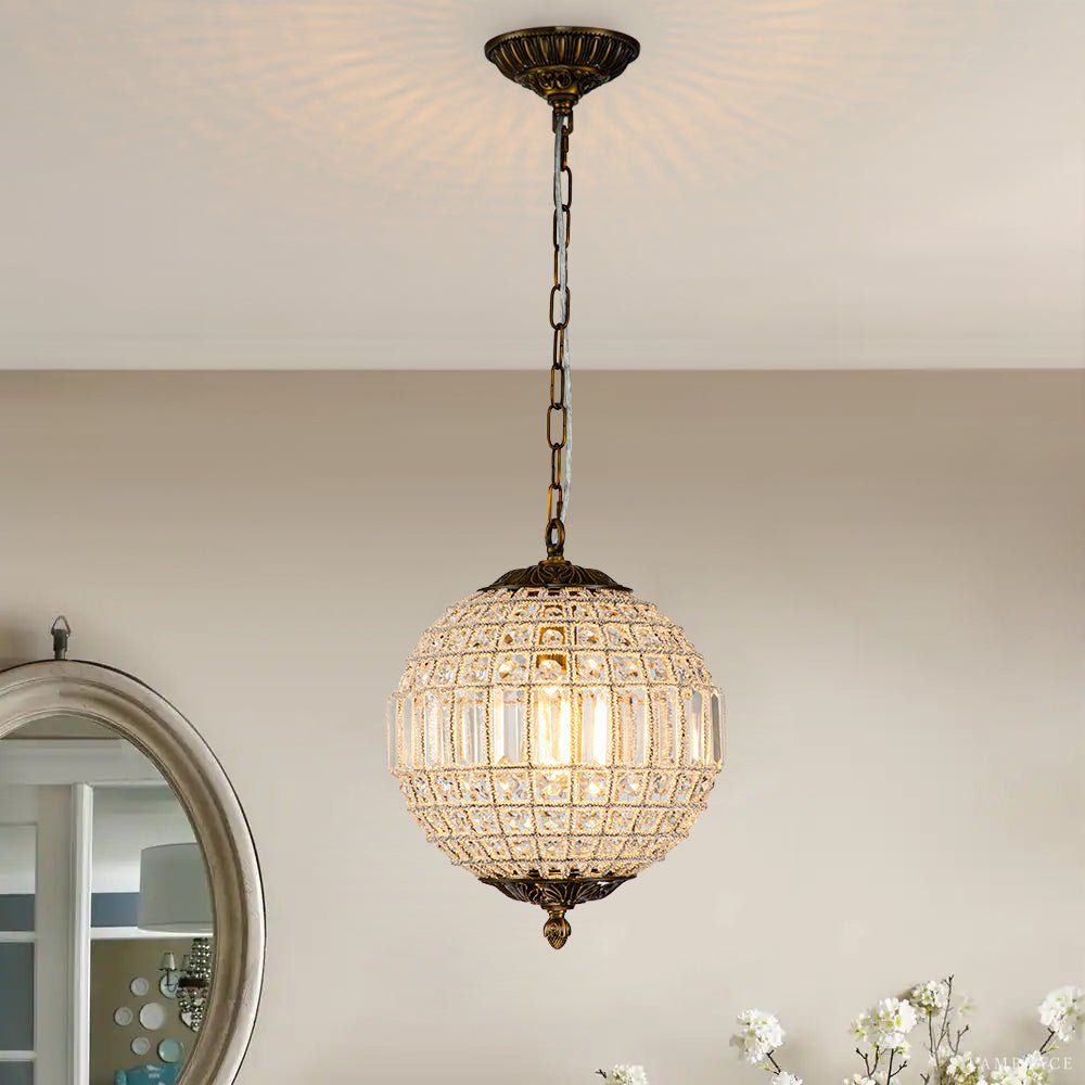 Clarion Luster Trace Sphere Chandelier