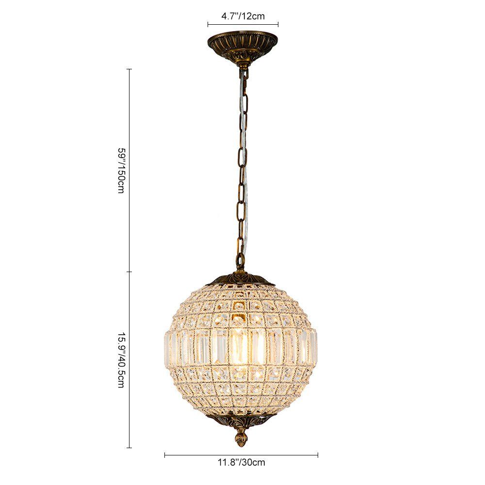 Clarion Luster Trace Sphere Chandelier