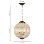 Clarion Luster Trace Sphere Chandelier