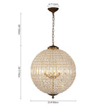 Clarion Luster Trace Sphere Chandelier