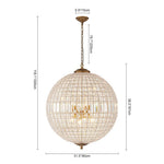 Clarion Luster Trace Sphere Chandelier