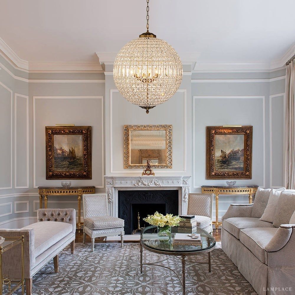 Clarion Luster Trace Sphere Chandelier