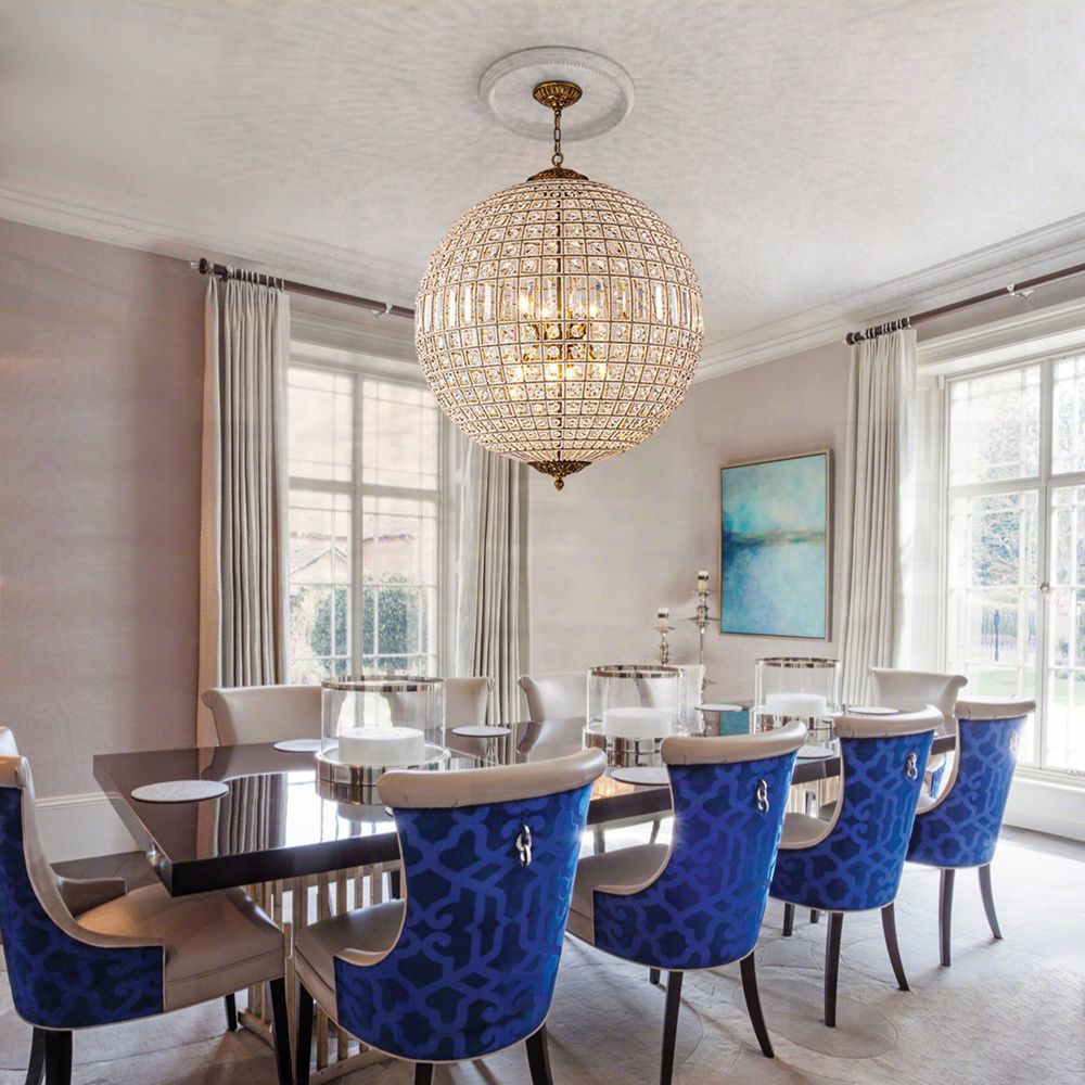 Clarion Luster Trace Sphere Chandelier