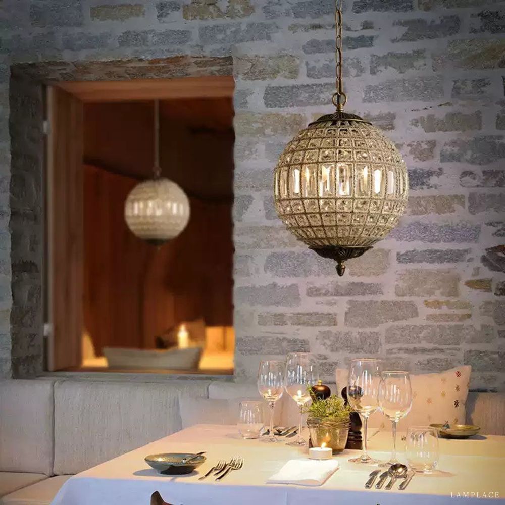 Clarion Luster Trace Sphere Chandelier