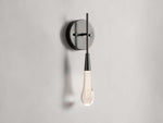 Soltaire Raindrop Crystal Wall Sconce