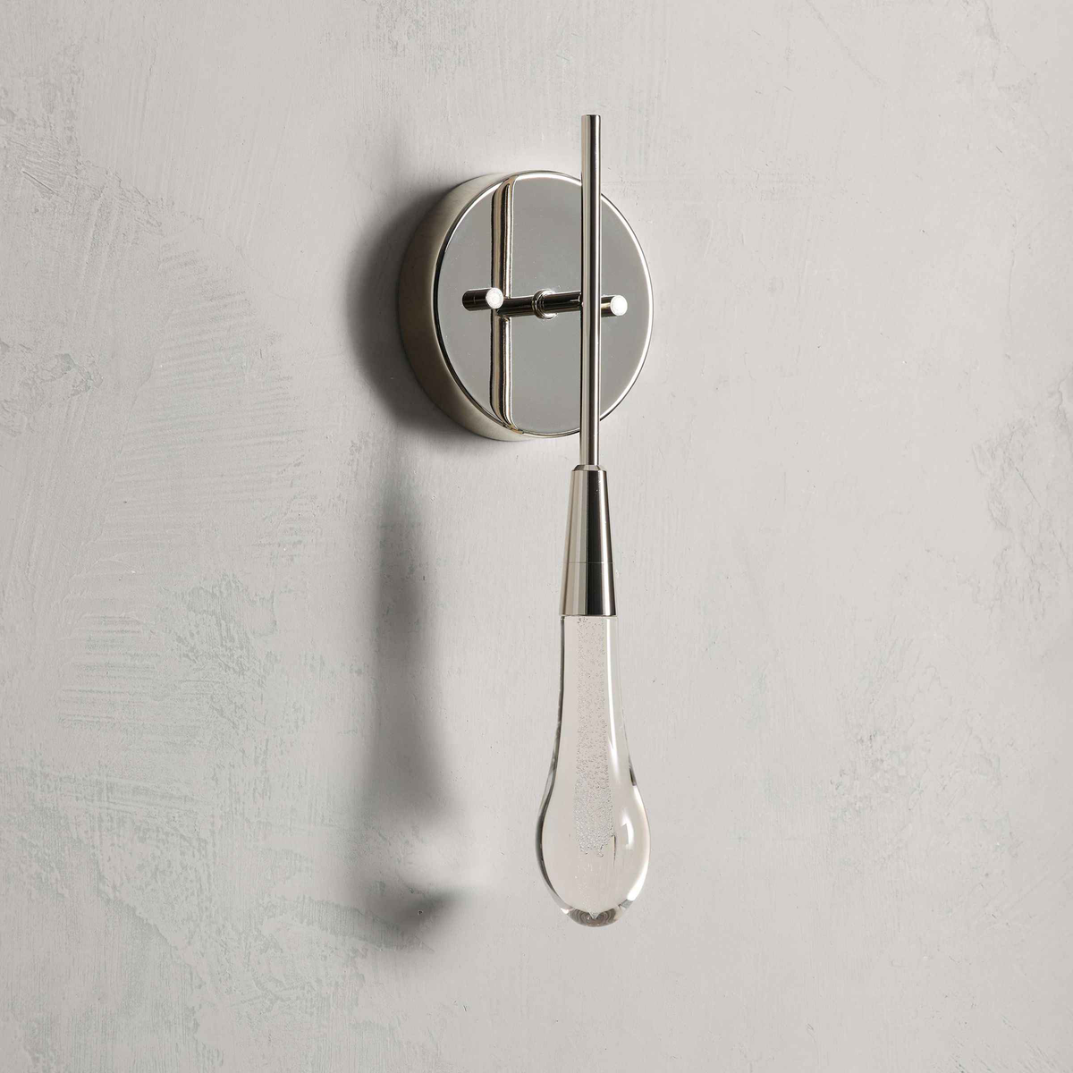 Soltaire Raindrop Glass Wall Sconce