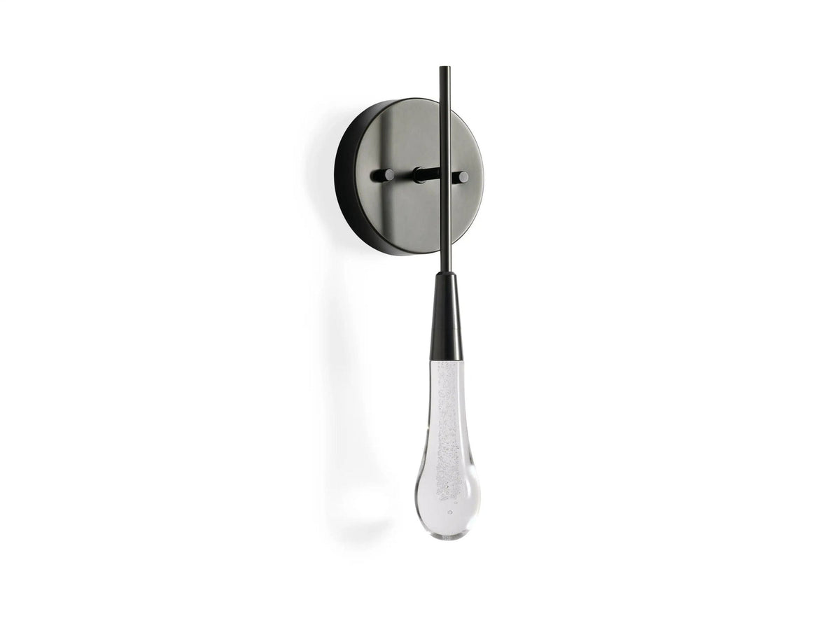 Soltaire Raindrop Crystal Wall Sconce