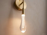Soltaire Raindrop Crystal Wall Sconce