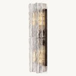 Lattice Module Glass Double Wall Sconce