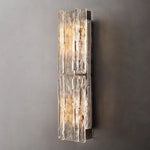 Lattice Module Glass Double Wall Sconce
