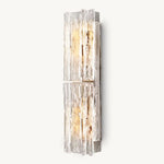 Lattice Module Glass Double Wall Sconce