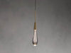 Soltaire Raindrop Crystal Single Pendant Light