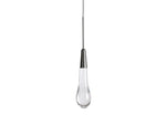 Soltaire Raindrop Crystal Single Pendant Light
