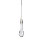 Soltaire Raindrop Glass Single Pendant Light