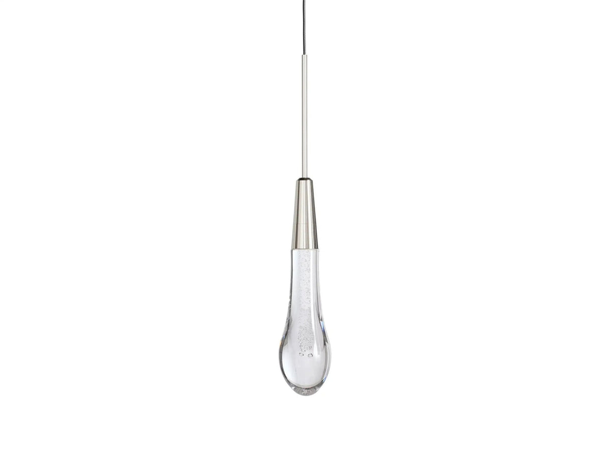 Soltaire Raindrop Crystal Single Pendant Light