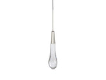 Soltaire Raindrop Crystal Single Pendant Light