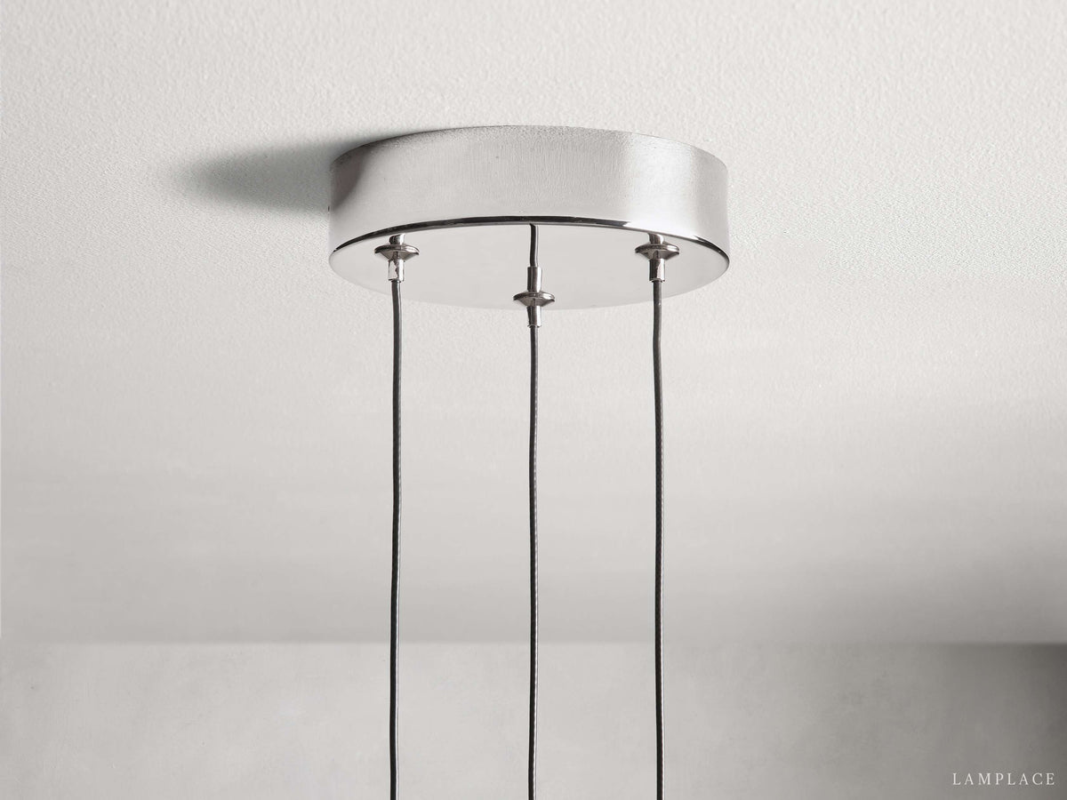 Soltaire Raindrop Crystal Cluster Pendant Light