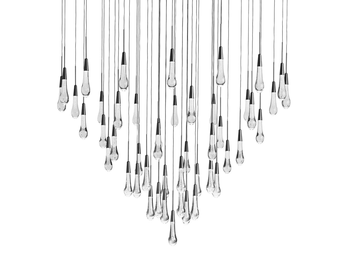 Soltaire Raindrop Crystal Round Chandelier