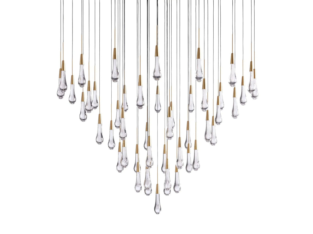 Soltaire Raindrop Crystal Round Chandelier