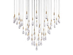 Soltaire Raindrop Crystal Round Chandelier