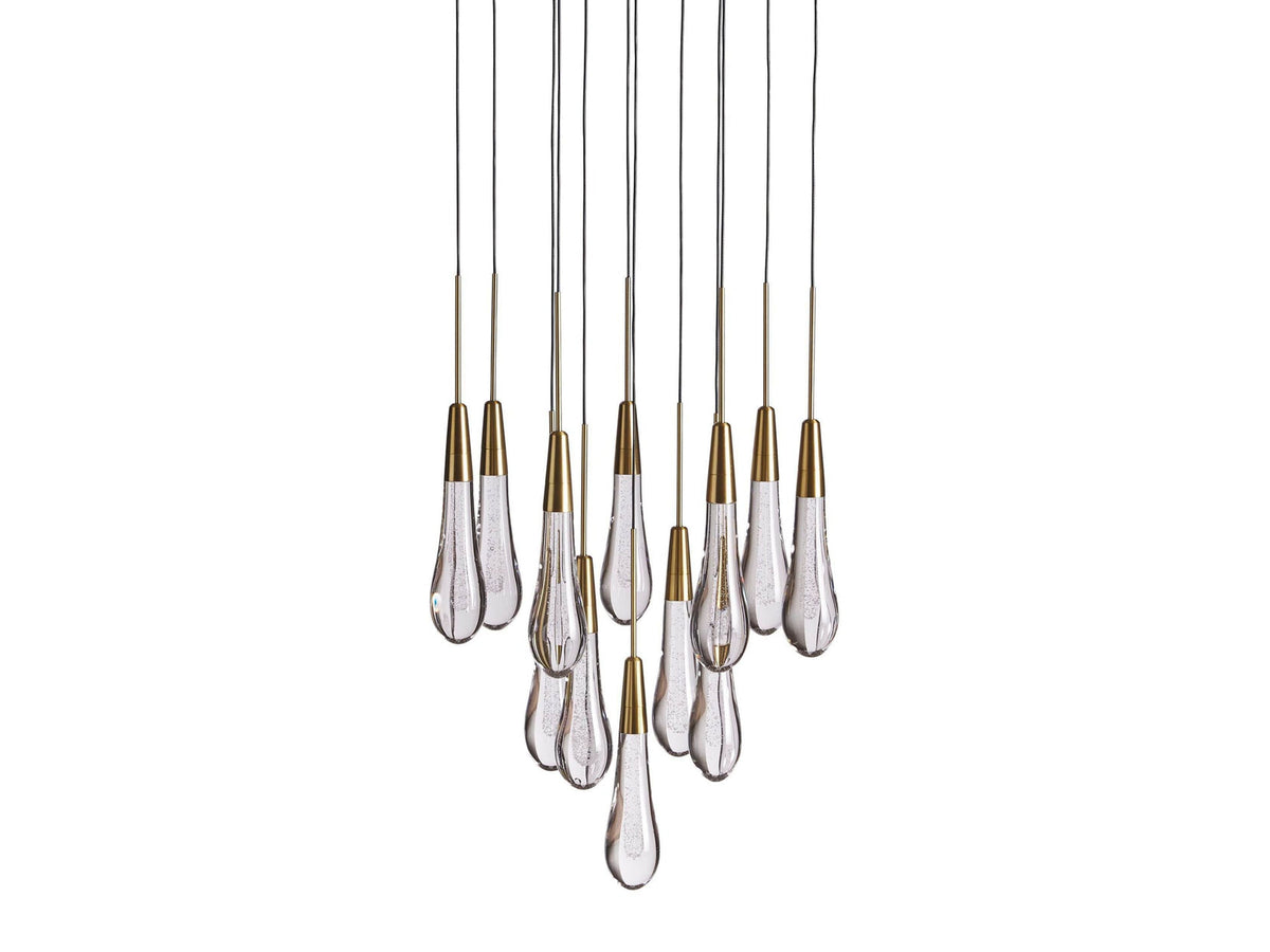 Soltaire Raindrop Crystal Round Chandelier