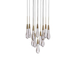 Soltaire Raindrop Crystal Round Chandelier