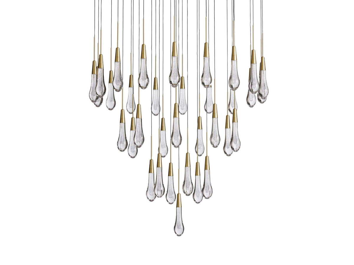 Soltaire Raindrop Crystal Round Chandelier